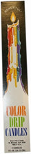 Load image into Gallery viewer, Multicolor Drip Candles