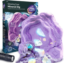 Load image into Gallery viewer, Glowing Cave Mineral Dig