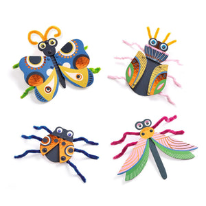 3D Fuzzy Bug Collage Kit