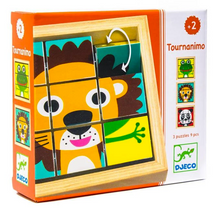 Load image into Gallery viewer, Tournanimo Turning Wooden Puzzle