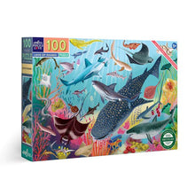 Load image into Gallery viewer, Love of Sharks 100 pc Puzzle