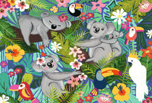Load image into Gallery viewer, Koalas and Sloths Puzzle:  2 puzzles, 24 pieces each