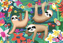 Load image into Gallery viewer, Koalas and Sloths Puzzle:  2 puzzles, 24 pieces each