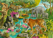 Load image into Gallery viewer, Animals of India Puzzle 60 pieces