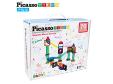 Load image into Gallery viewer, Marble Run Magnetic Building Block Set 70 pieces