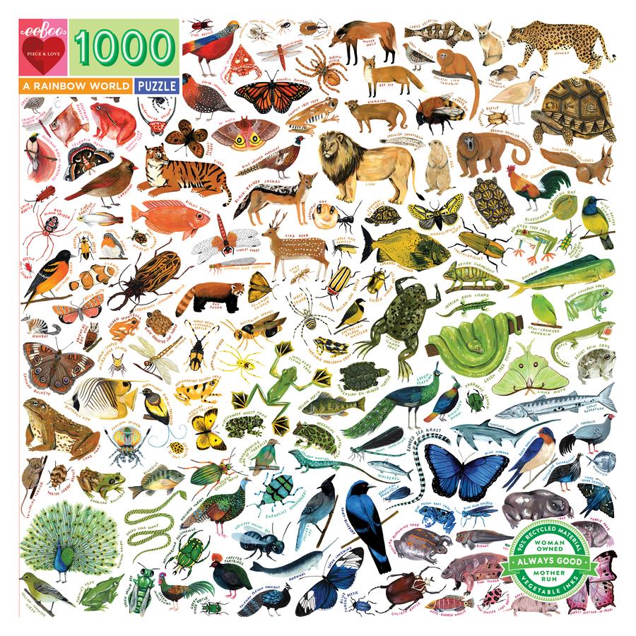 A Rainbow World Puzzle 1000 piece