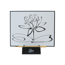 Load image into Gallery viewer, Image of Buddha board with sample lotus drawing