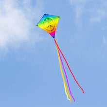 Load image into Gallery viewer, Rainbow Peace Sign Diamond Kite
