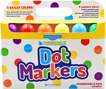 Rainbow Dot Markers 6 pack