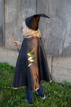Load image into Gallery viewer, Wizard Cape &amp; Hat
