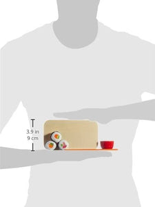 size reference against an adult person; is 3.9" tall and takes up half the width of the outline's torso.