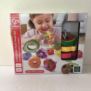 Caterpillar Fruit Feast Lacing Set