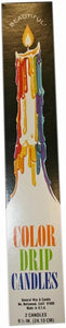 Multicolor Drip Candles
