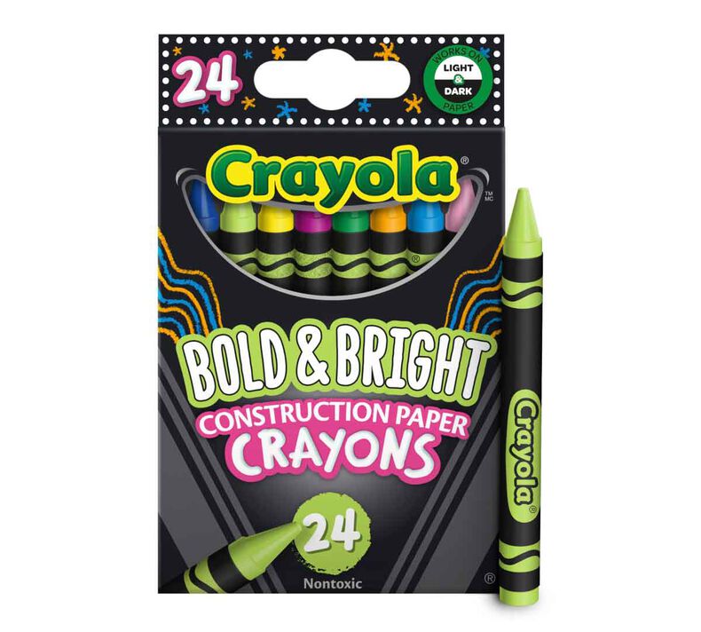 Construction Paper Crayons