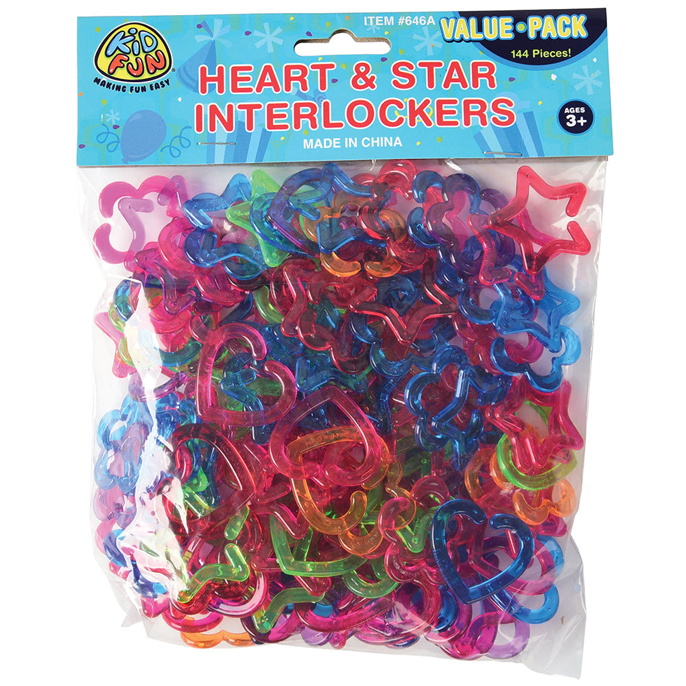 Heart and Star Interlockers Color Wheel Toys