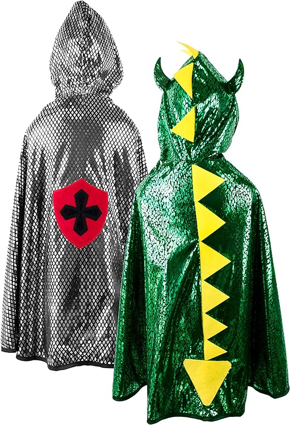 Reversible Dragon/Knight Cape