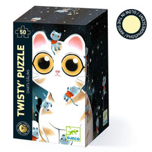 Load image into Gallery viewer, Glow Cuddly Cats Puzzle 50 pc
