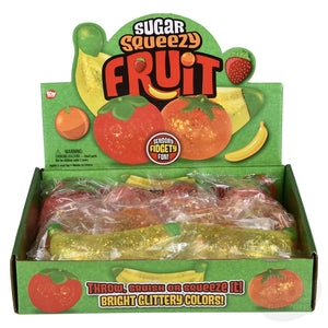 Packaged Display of Squishy Fruit