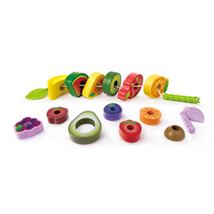 Caterpillar Fruit Feast Lacing Set