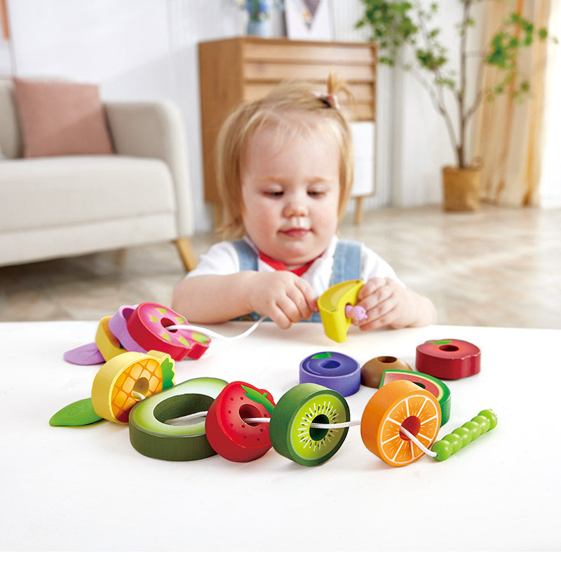 Caterpillar Fruit Feast Lacing Set
