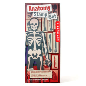Anatomy Stamp Set box.  