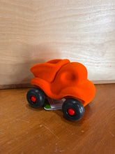 Load image into Gallery viewer, Orange dump truck fuzzy vehicle
