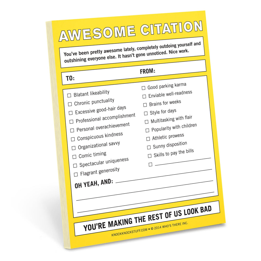 Awesome Citation Notepad