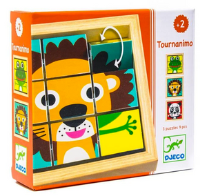 Tournanimo Turning Wooden Puzzle