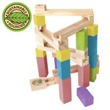 Load image into Gallery viewer, Wooden 30 pc Marble Run
