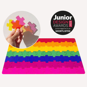 Transparent Rainbow Puzzle