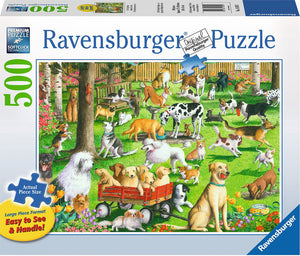 At The Dog Park 500 PC Puzzle