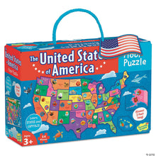 Load image into Gallery viewer, USA Floor Puzzle
