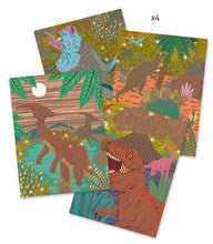 Load image into Gallery viewer, Dinosaur Scratch Art
