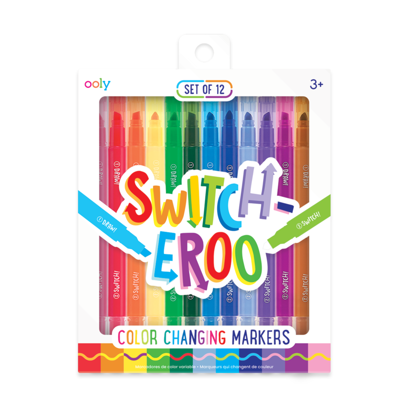 Color Changing Markers:  Switch-Eroo Set of 12