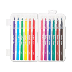 Brilliant Brush Markers  Set of 12