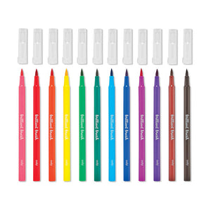 Brilliant Brush Markers  Set of 12