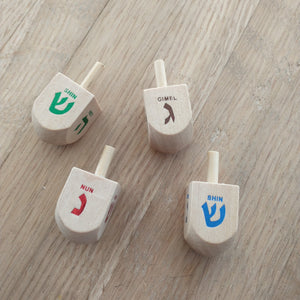 Wooden dreidel (1)