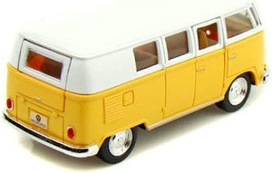 1962 classic VW bus in yellow