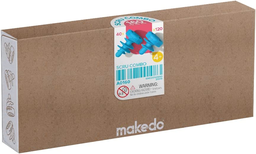 MakeDo Scrus for cardboard construction