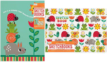 Load image into Gallery viewer, Sketchbook:  Sunshine Garden Doodle Pad Duo
