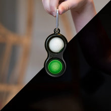 Load image into Gallery viewer, Glow Dimpl Fidget Keychain
