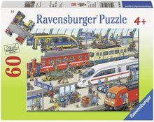 Load image into Gallery viewer, Railway Station Puzzle 60 pieces
