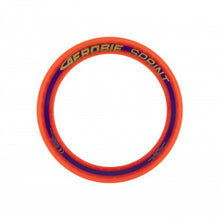 Load image into Gallery viewer, 10&quot; Orange Aerobie Sprint Ring.  Orange disc with a purple band in the middle.  In the purple is gold lettering spelling out &quot;Aerobie Sprint&quot;
