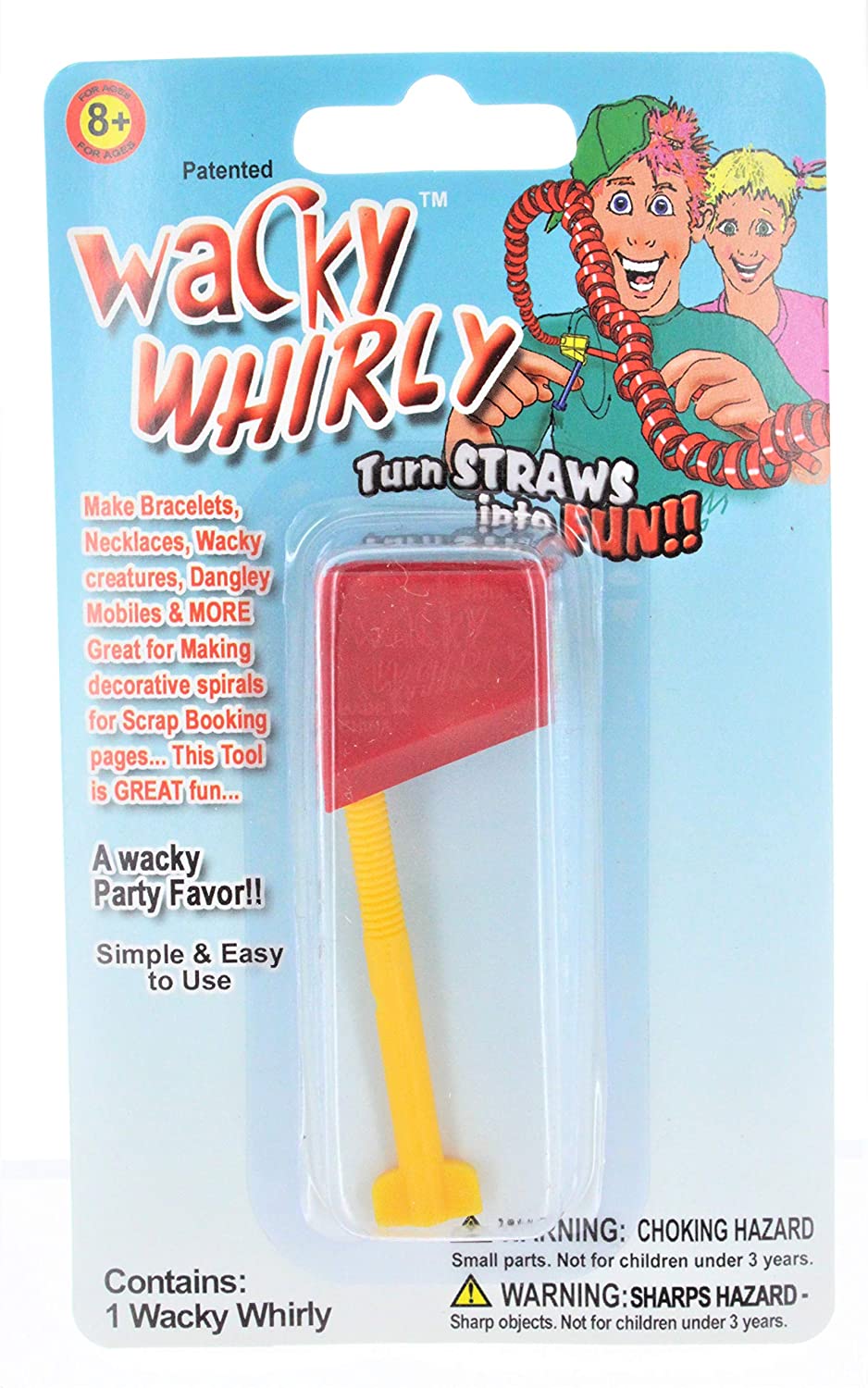 Whacky Whirly Straw Spiral Tool
