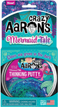 Load image into Gallery viewer, Mermaid Tail 4&quot; Thinking Putty
