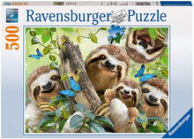 Load image into Gallery viewer, Sloth Selfie Puzzle 500 pieces
