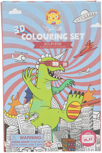 3D Coloring Set - Scifi Fun