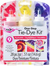 Load image into Gallery viewer, Image depicts the Tie-Die Kit in its packaging. 
