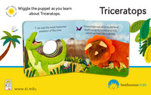 Load image into Gallery viewer, Triceratops Puppet Book
