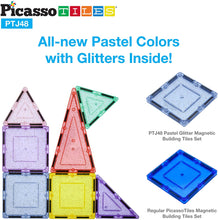 Load image into Gallery viewer, Sparkle Magnetic Building Tile Block Set 48 piece
